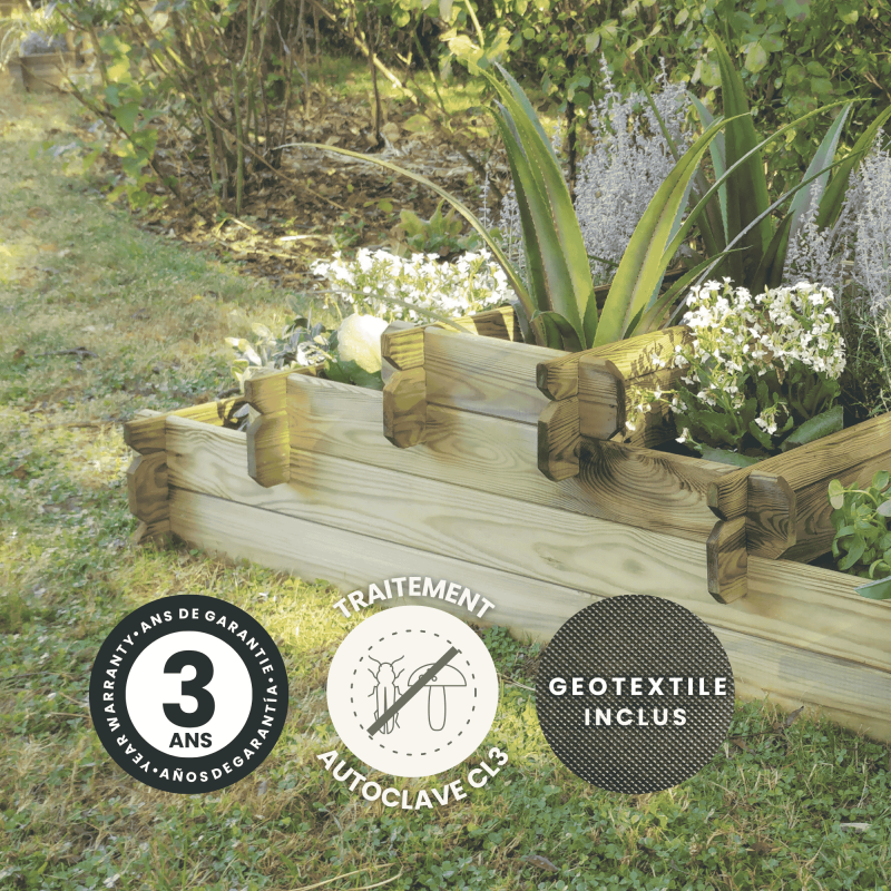 Forest Style - Carré potager podium Angelic 178L - Imagen 3