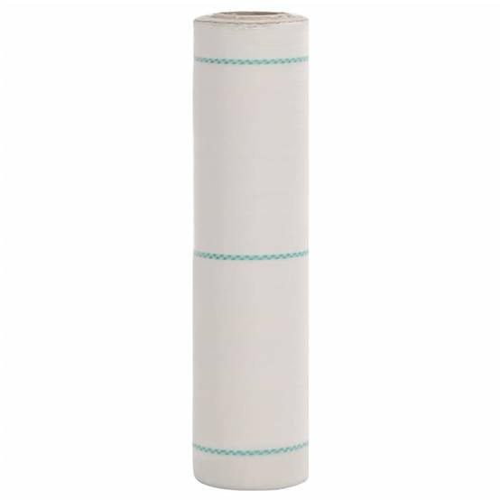 Toile de paillage Polypropylène Jardin Potager Anti-repousse mauvaises herbes 0,5x150m Blanc - ComfortXL Outdoor Living - Image 1