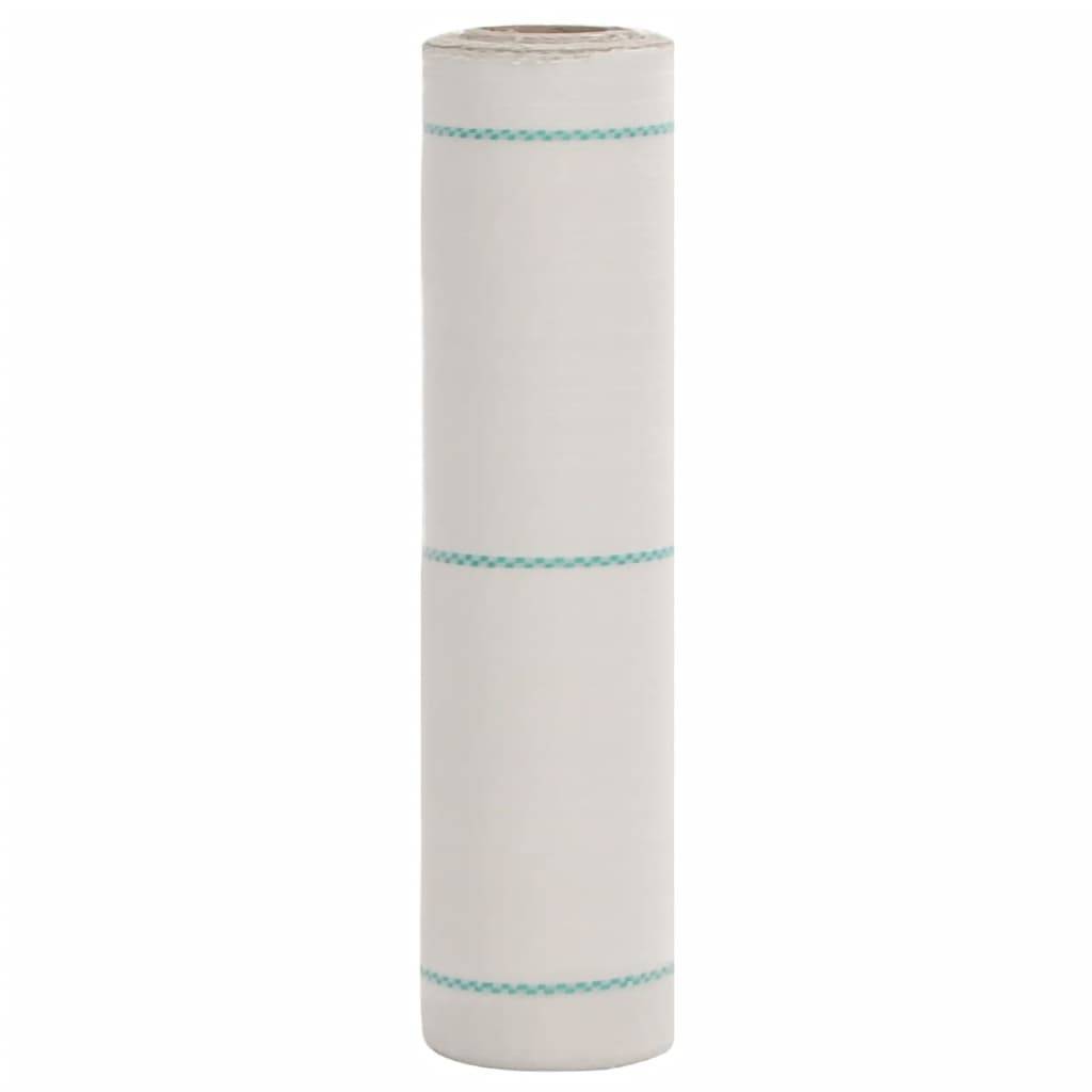 Toile de paillage Polypropylène Jardin Potager Anti-repousse mauvaises herbes 0,5x150m Blanc - ComfortXL Outdoor Living - Image 1