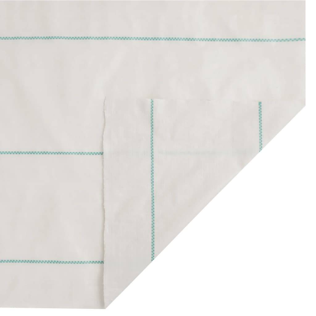 Toile de paillage Polypropylène Jardin Potager Anti-repousse mauvaises herbes 0,5x150m Blanc - ComfortXL Outdoor Living - Image 7