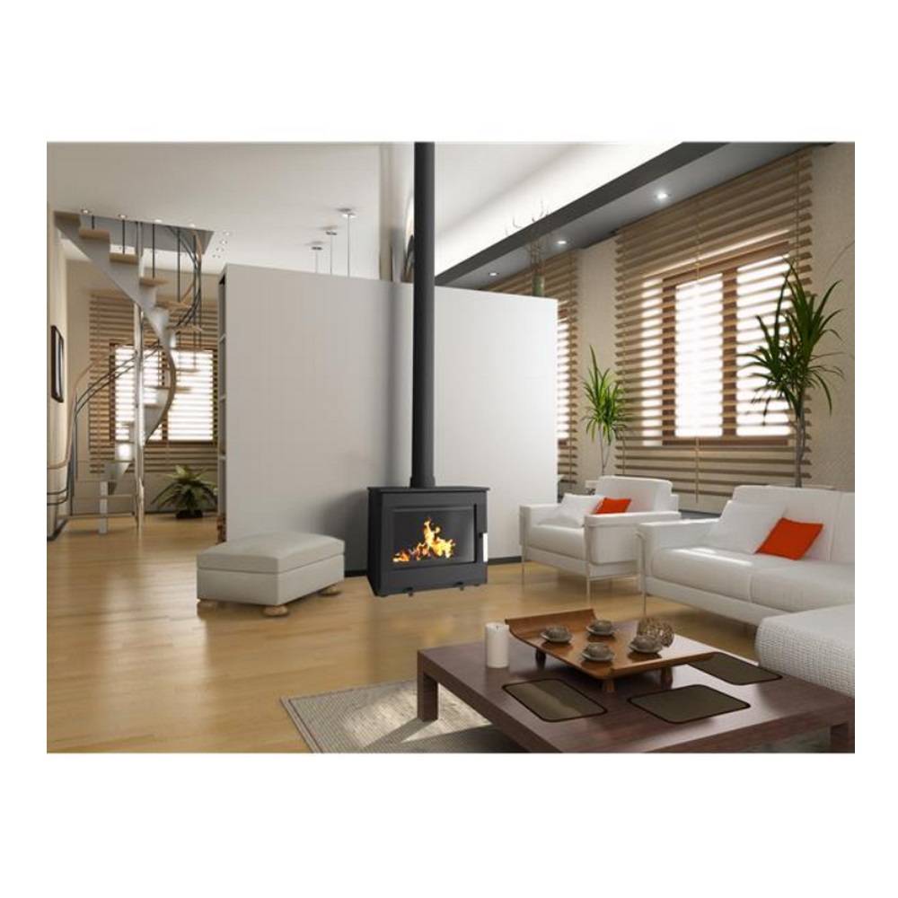 Supra - Poêle à bois étanche 7.3kw noir FR9016120B Supra - Imagen 4