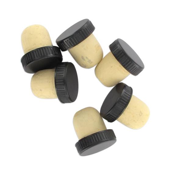 Lot de 6 bouchons de liège Fackelmann Bar Concept - Image 1