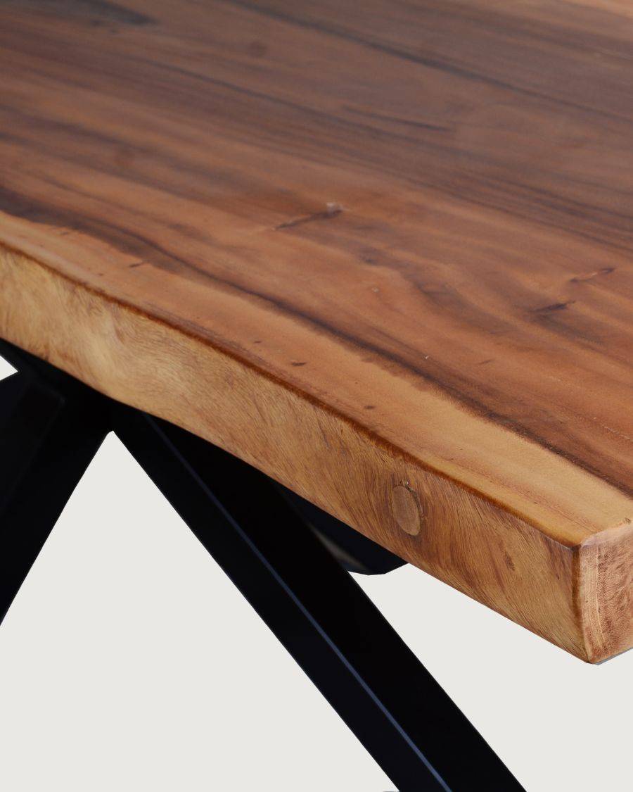 Dempo - Table repas en suar massif L250 cm 12-14 pers. - UNIQKA - Imagen 8