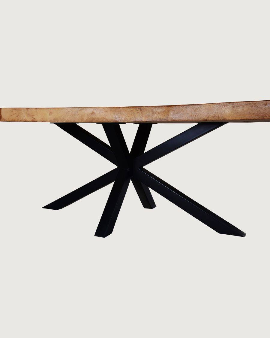 Dempo - Table repas en suar massif L250 cm 12-14 pers. - UNIQKA - Imagen 7