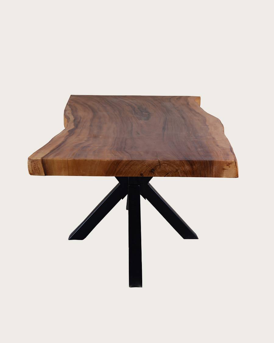 Dempo - Table repas en suar massif L250 cm 12-14 pers. - UNIQKA - Imagen 10