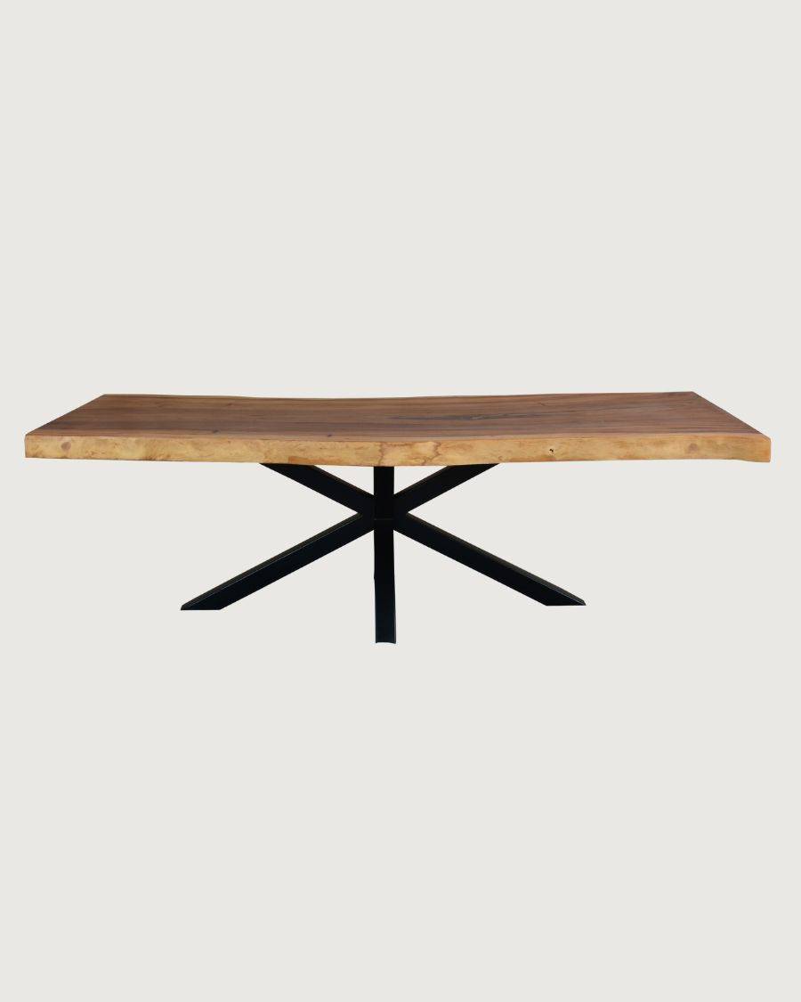 Dempo - Table repas en suar massif L250 cm 12-14 pers. - UNIQKA - Imagen 3