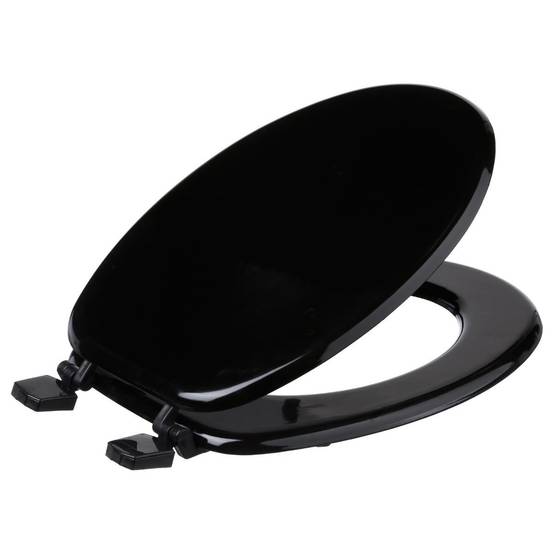 Abattant WC en Bois "Bathroom" 45cm Noir - Image 2