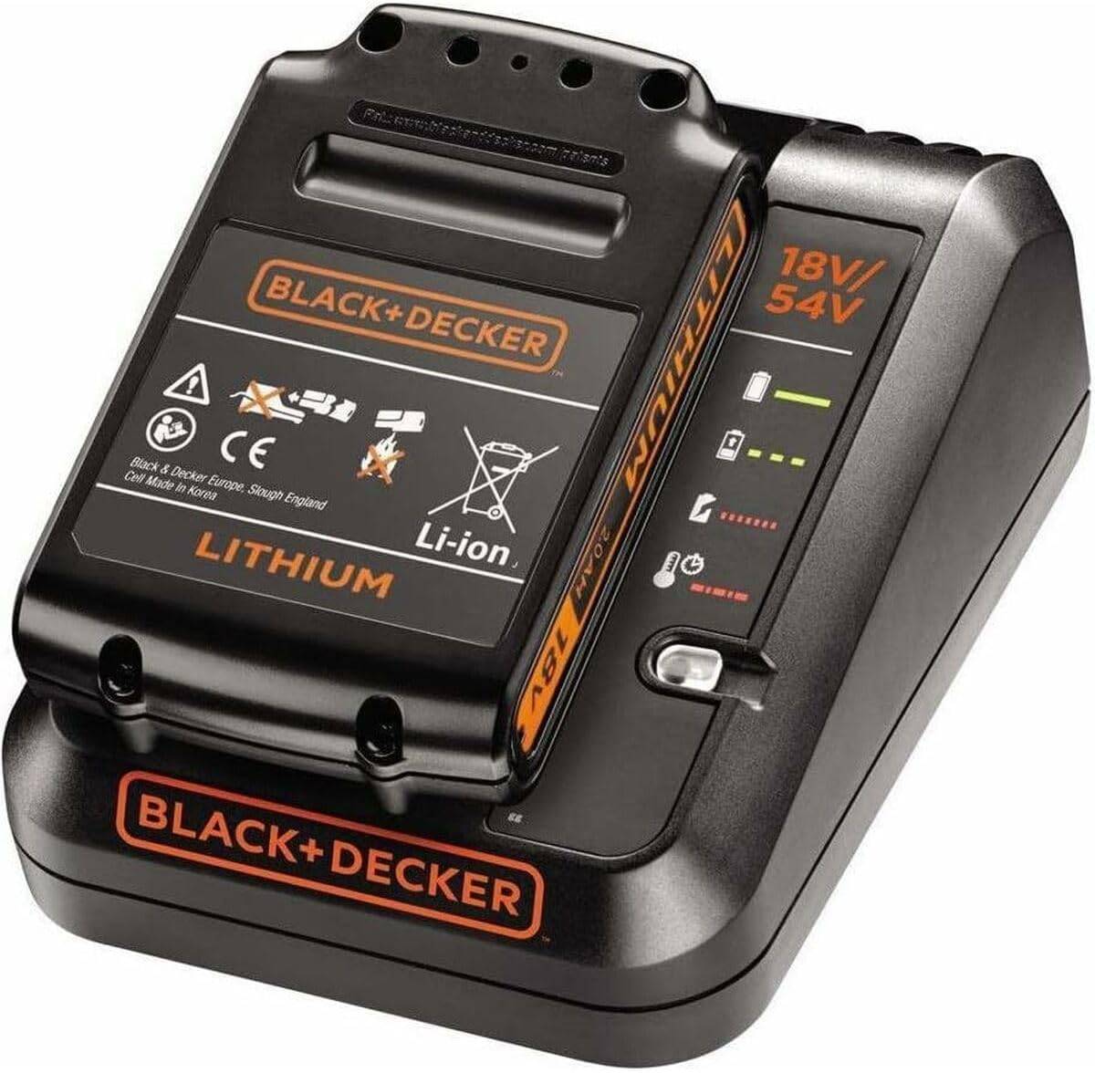 STARTER KIT - Batterie Slide Pack LITHIUM 18 volts 2Ah + chargeur 2 Ah BLACK+DECKER BDC2A20-QW - Image 3