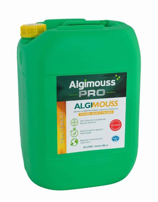 Algimouss Traitement toiture murs et façades ALGIMOUSS - 30 L - 1004
