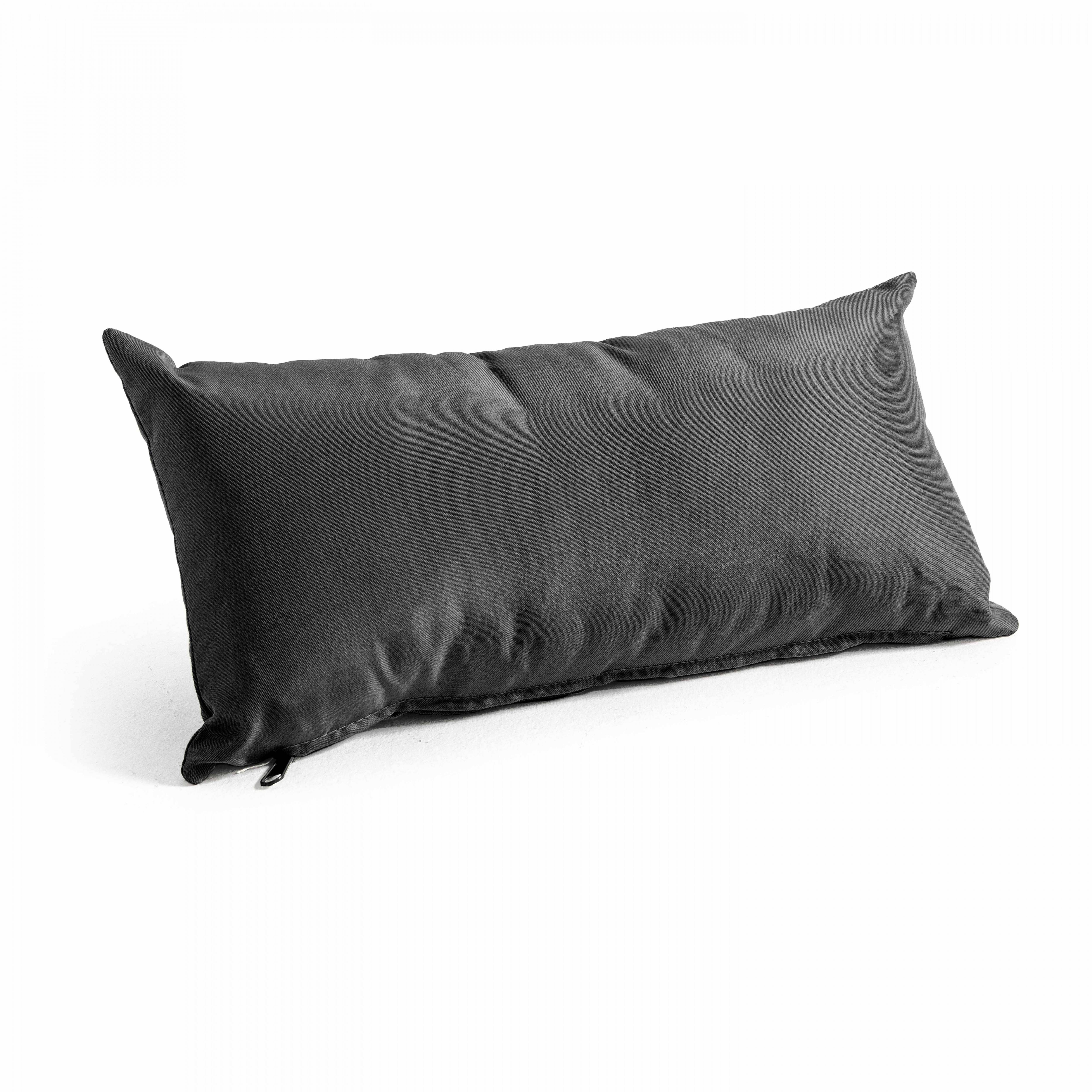 Oviala - Lot de 2 petits coussins polyester anthracite 40x20x8 cm Cuzco - Oviala - Imagen 2