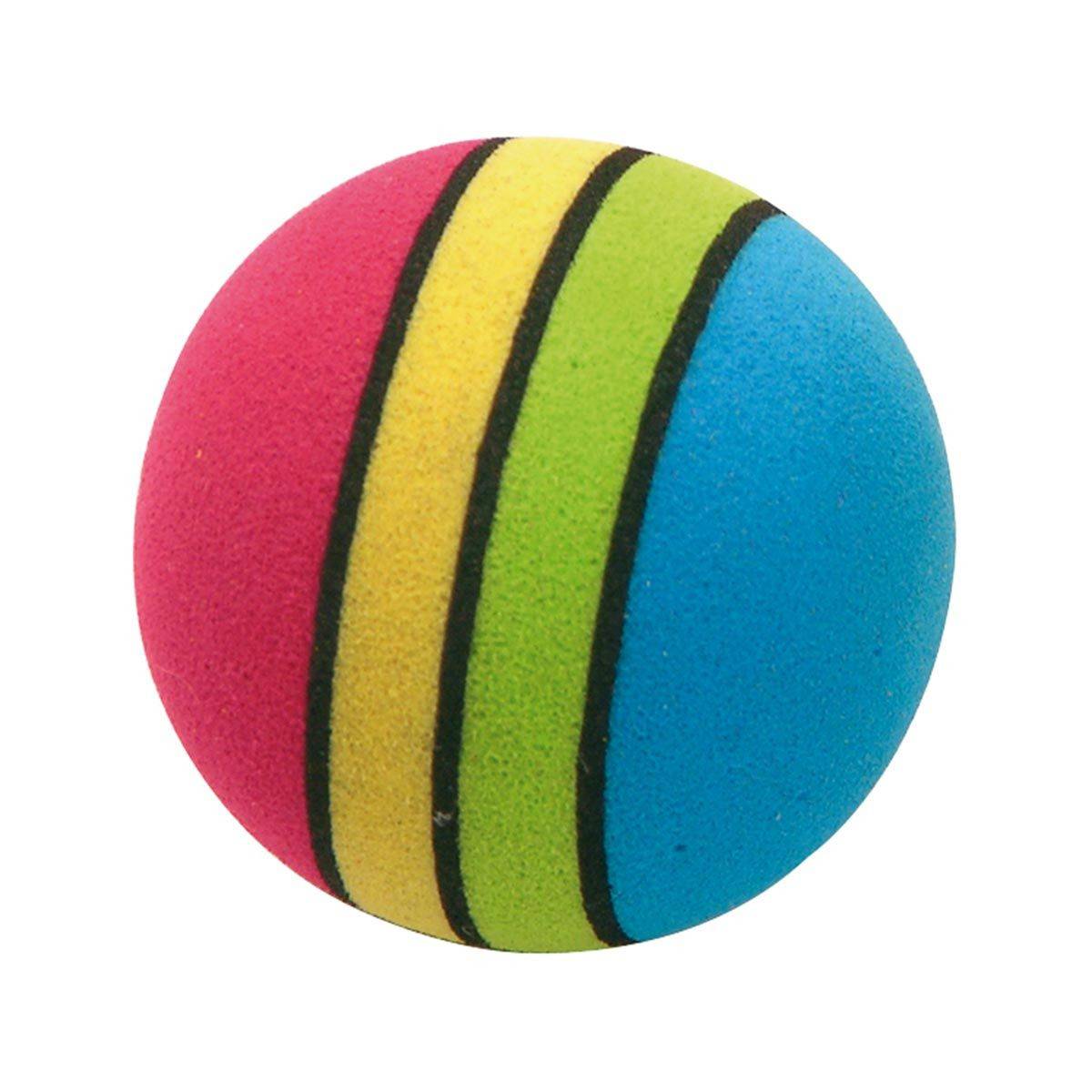 Paris Prix - Lot de 4 Balles pour Chien "Eva" 3cm Multicolore - Image 4