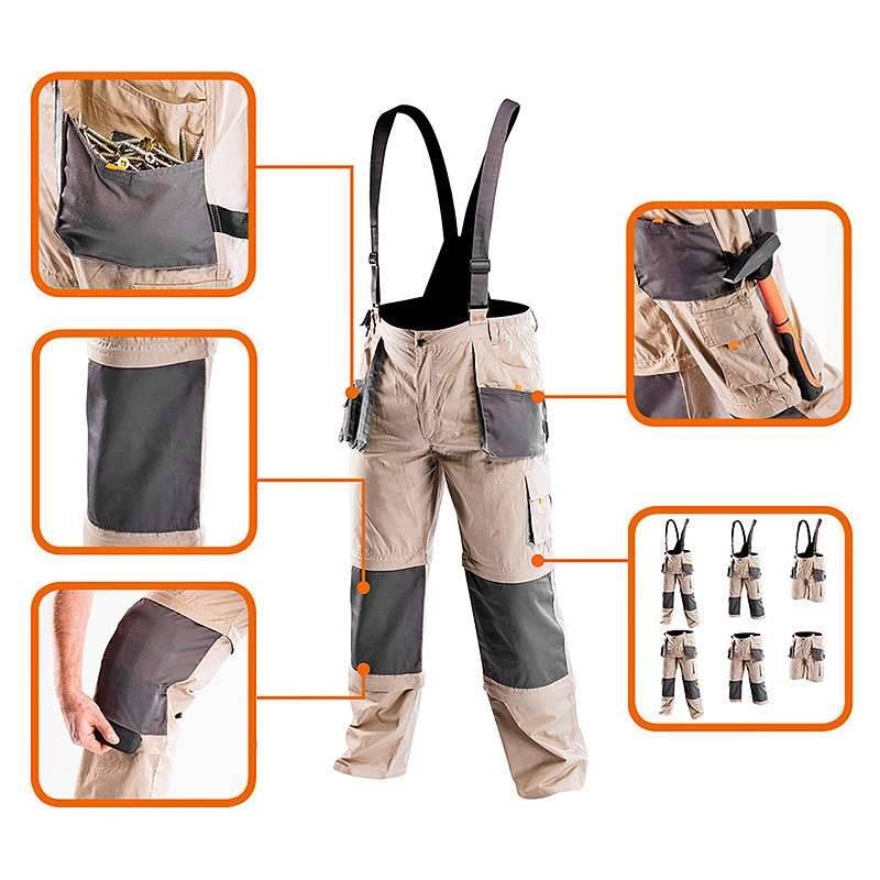 Neo Tools - Pantalon de Travail summer serie 6 en 1 NEO TOOLS 81-320 - taille S - NEO TOOLS EPI - Imagen 4