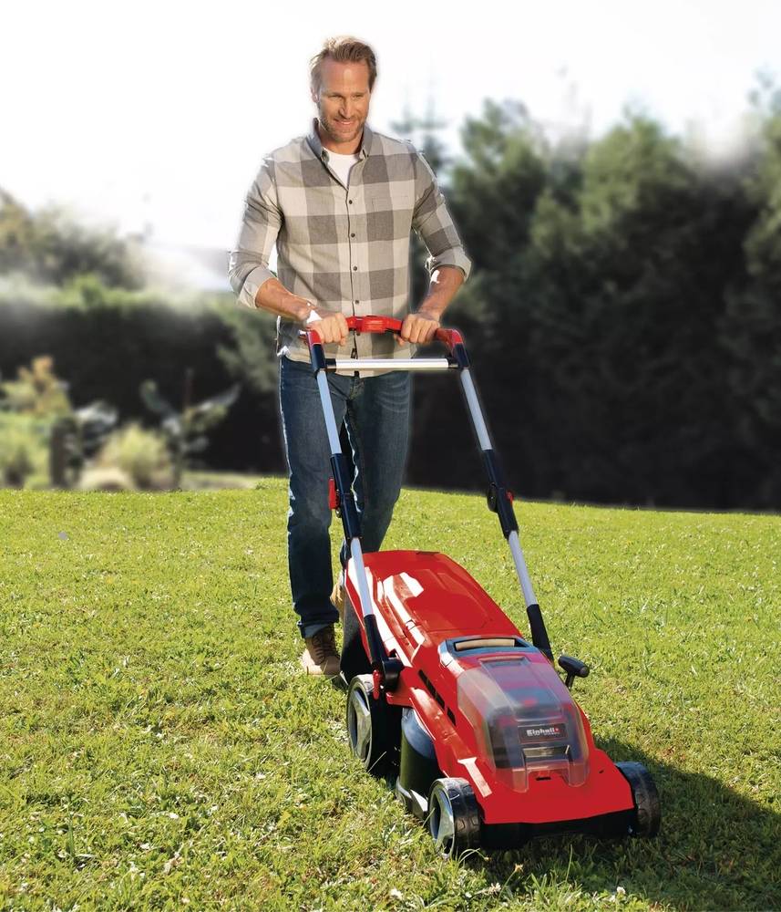 Einhell - Tondeuse sans fil GE-CM 36/37 Li-Solo - 36V - coupé 37cm - bac 45L - hauteur 25-75mm-  sans batterie/chargeur Einhell - Image 2
