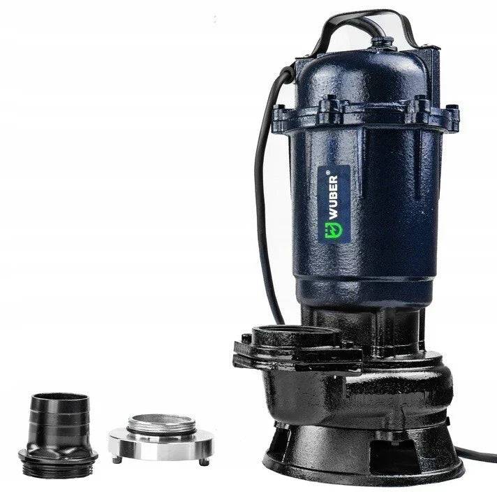 Entrepotbrico - Pompe vide cave fosse septique avec broyeur d'eau + TUYAU 2'' 30M WUBER 2500 W 18000 l/h - Image 2
