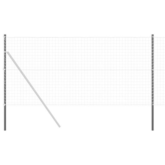 Poteau de clôture acier peint par poudre gris 3,2 x 3,2 x 160 cm, Poids :2.6kg - PANGIVO - Image 2