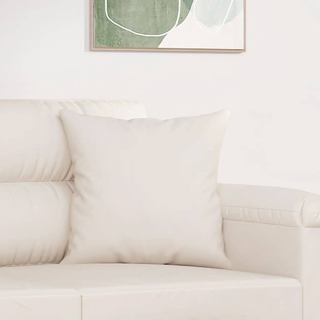 Lot de 2 coussins décoratifs beige 40 X 40 cm - Prolenta Premium - Image 5