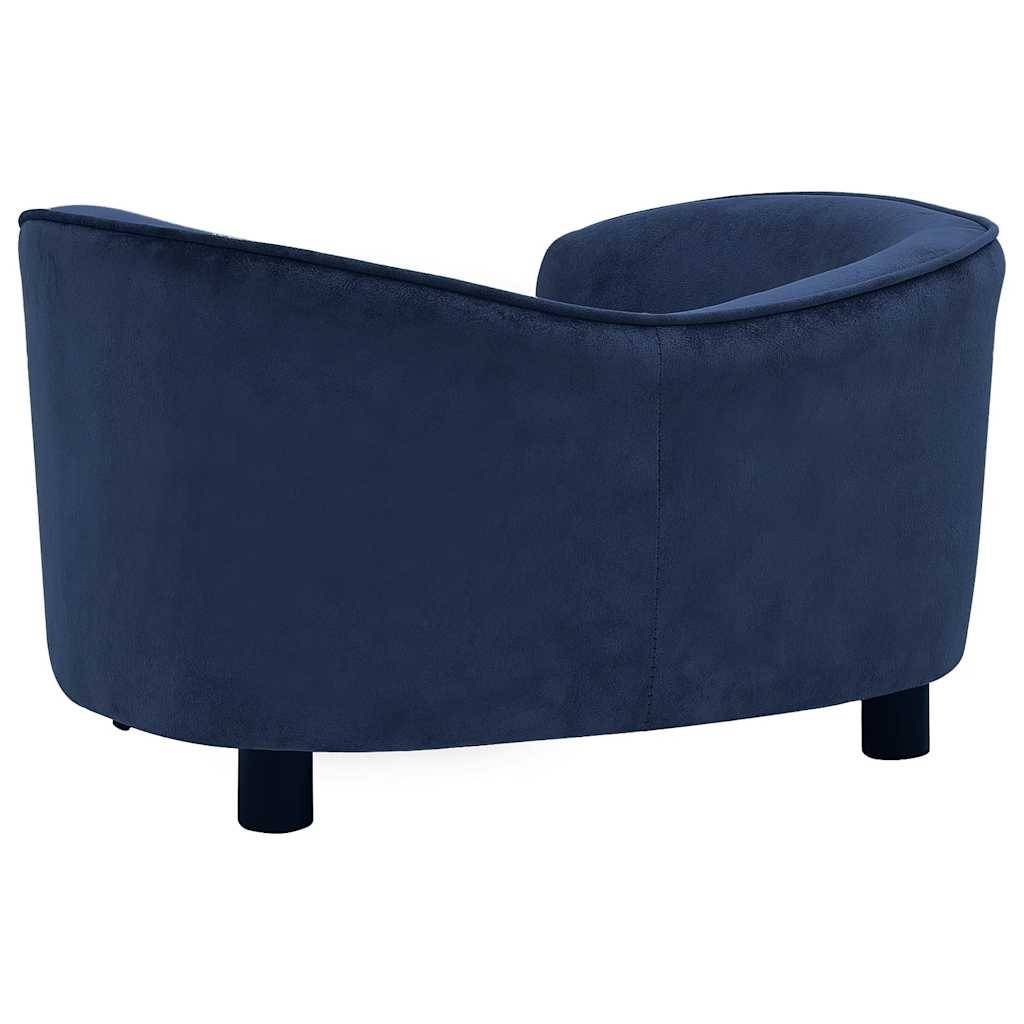 Vidaxl - Canapé pour chien Bleu 69x49x40 cm Peluche vidaXL 171023 - Imagen 6