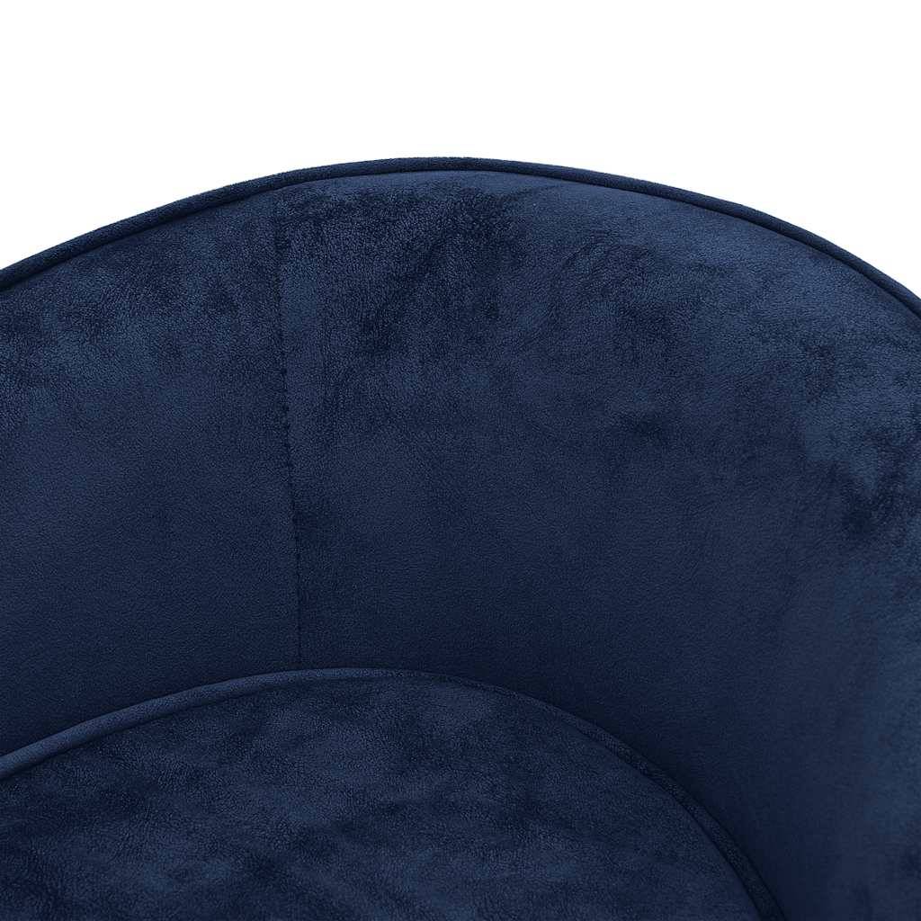 Vidaxl - Canapé pour chien Bleu 69x49x40 cm Peluche vidaXL 171023 - Imagen 4