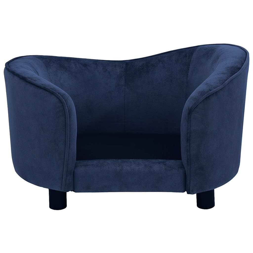 Vidaxl - Canapé pour chien Bleu 69x49x40 cm Peluche vidaXL 171023 - Imagen 7