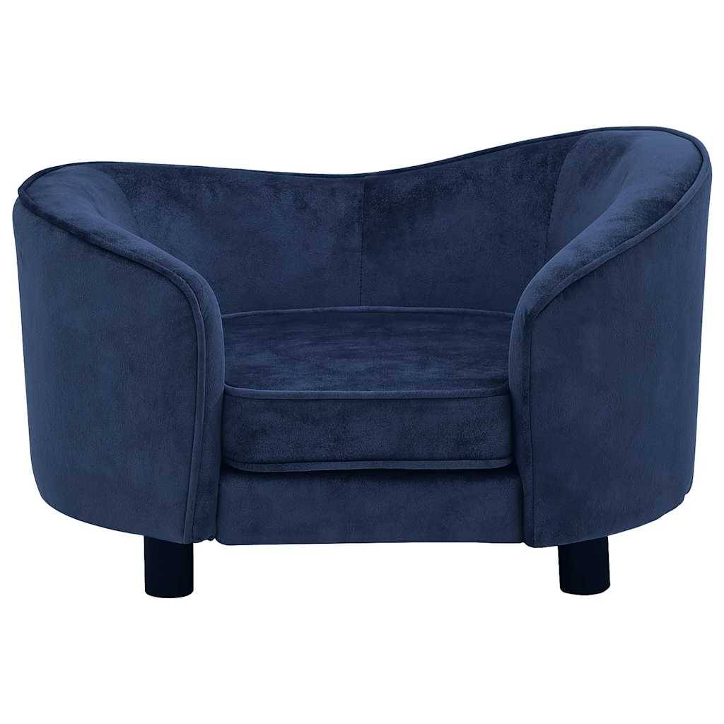 Vidaxl - Canapé pour chien Bleu 69x49x40 cm Peluche vidaXL 171023 - Imagen 8