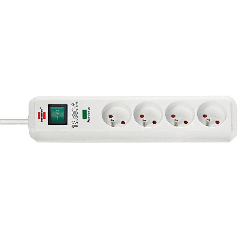 Eco-line - socle 4 prises blanc 1,4m h05vv-f 3g1,5 - parasurt.13500a - BRENNENSTUHL - 1159721 BRENNENSTUHL