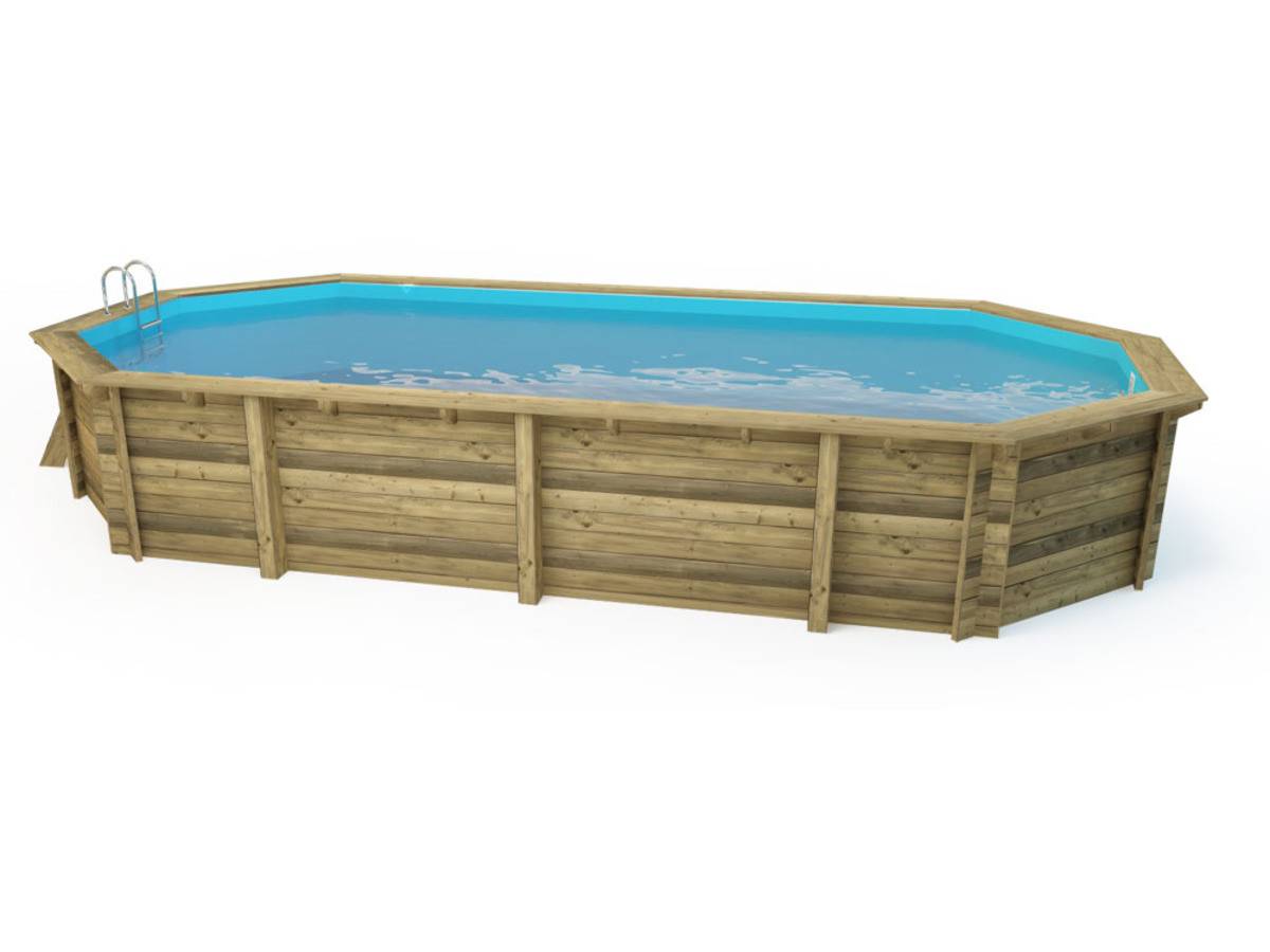 Habitat Et Jardin - Piscine Bois " Sevilla 130 " - 8.57 X 4.57 X 1.31 M - Bâche à Bulles  180 µ - Bâche Hiver  280 G/m² -habitat Et Jardin - Image 3