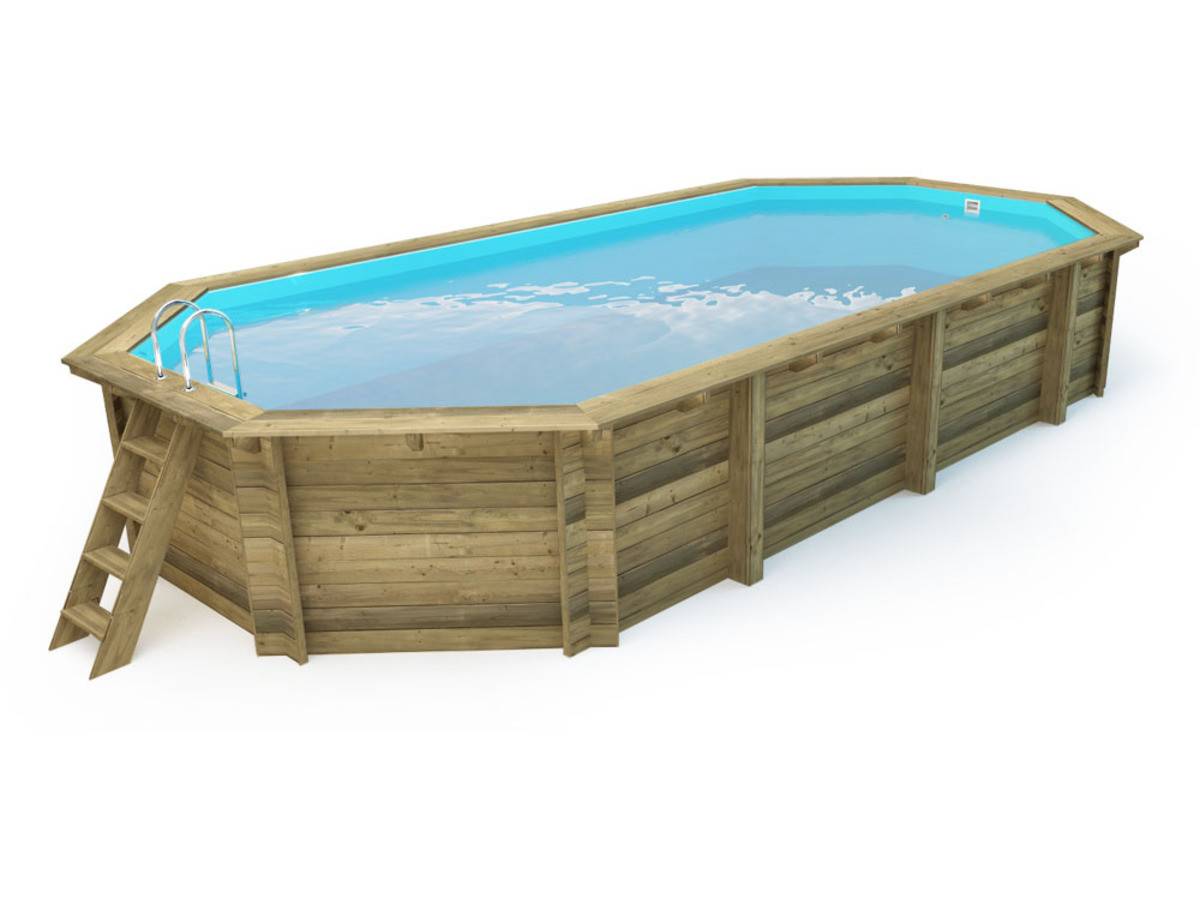 Habitat Et Jardin - Piscine Bois " Sevilla 130 " - 8.57 X 4.57 X 1.31 M - Bâche à Bulles  180 µ - Bâche Hiver  280 G/m² -habitat Et Jardin - Image 2