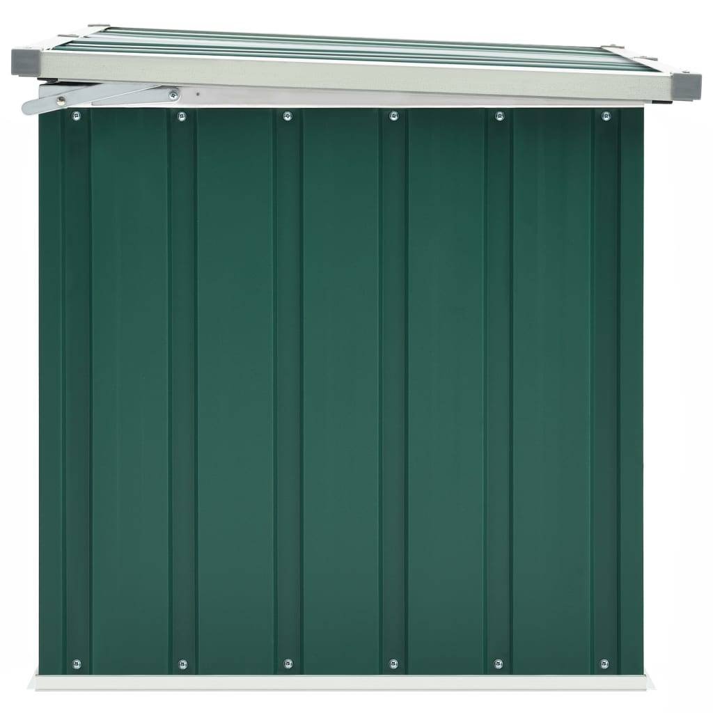 Helloshop26 - Coffre boîte meuble de jardin rangement 129 x 67 x 65 cm vert - Imagen 5