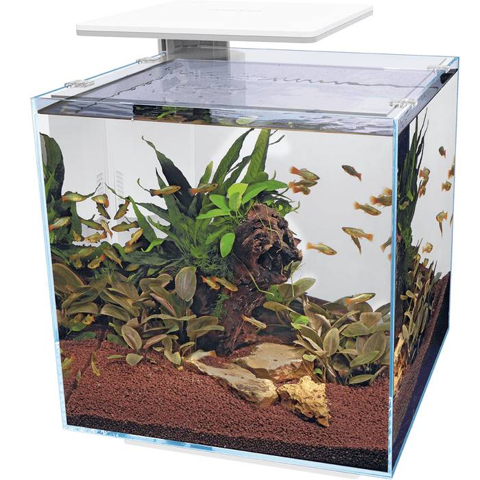 Superfish - Aquarium Qubiq 60 Pro Blanc cube 60 L 40 x 40 cm - SUPERFISH
