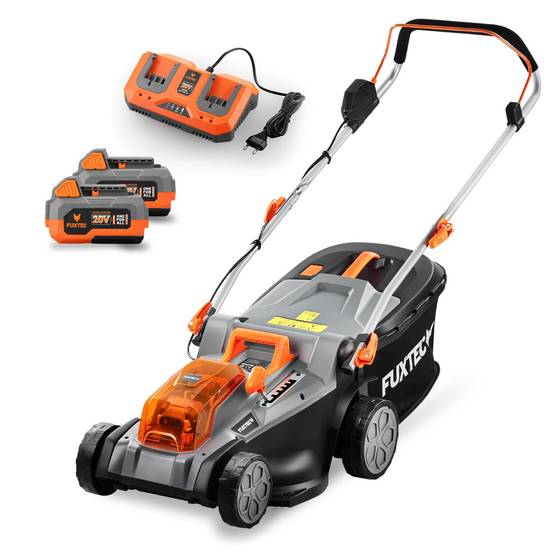 FUXTEC - Tondeuse à gazon sans fil 40 V coupe 43 cm bac 40 L avec 2 batteries 4 Ah FX-E2RM43 - Fuxtec - Image 1