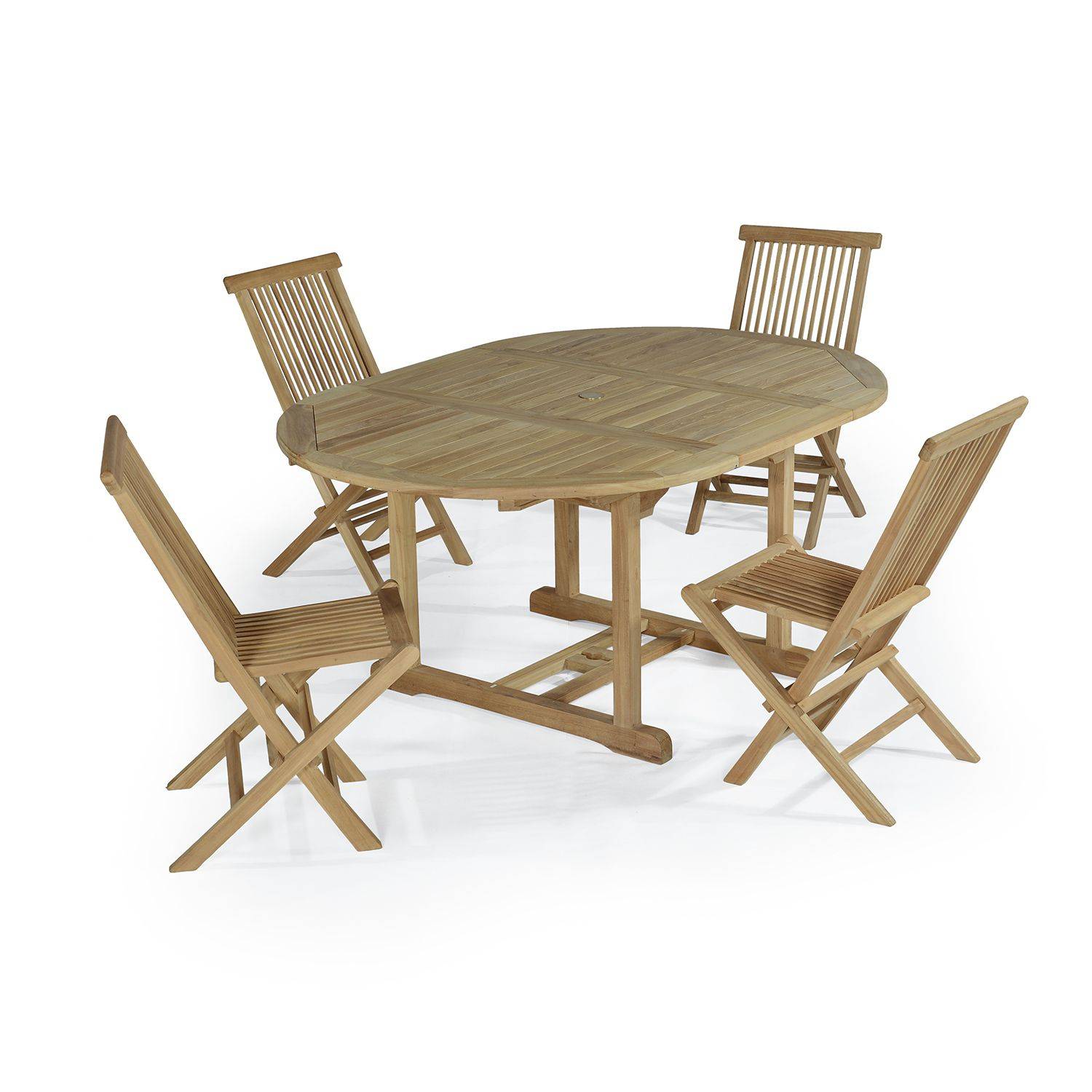 Salon de jardin en teck massif Wesport, 4 places - TECK'Attitude - Imagen 1