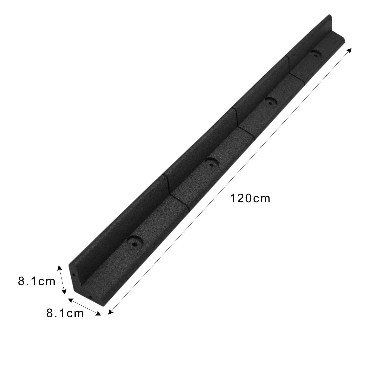 Monstershop - Bordures de Pelouse Flexible 1.2m Noir x 46 - Imagen 5