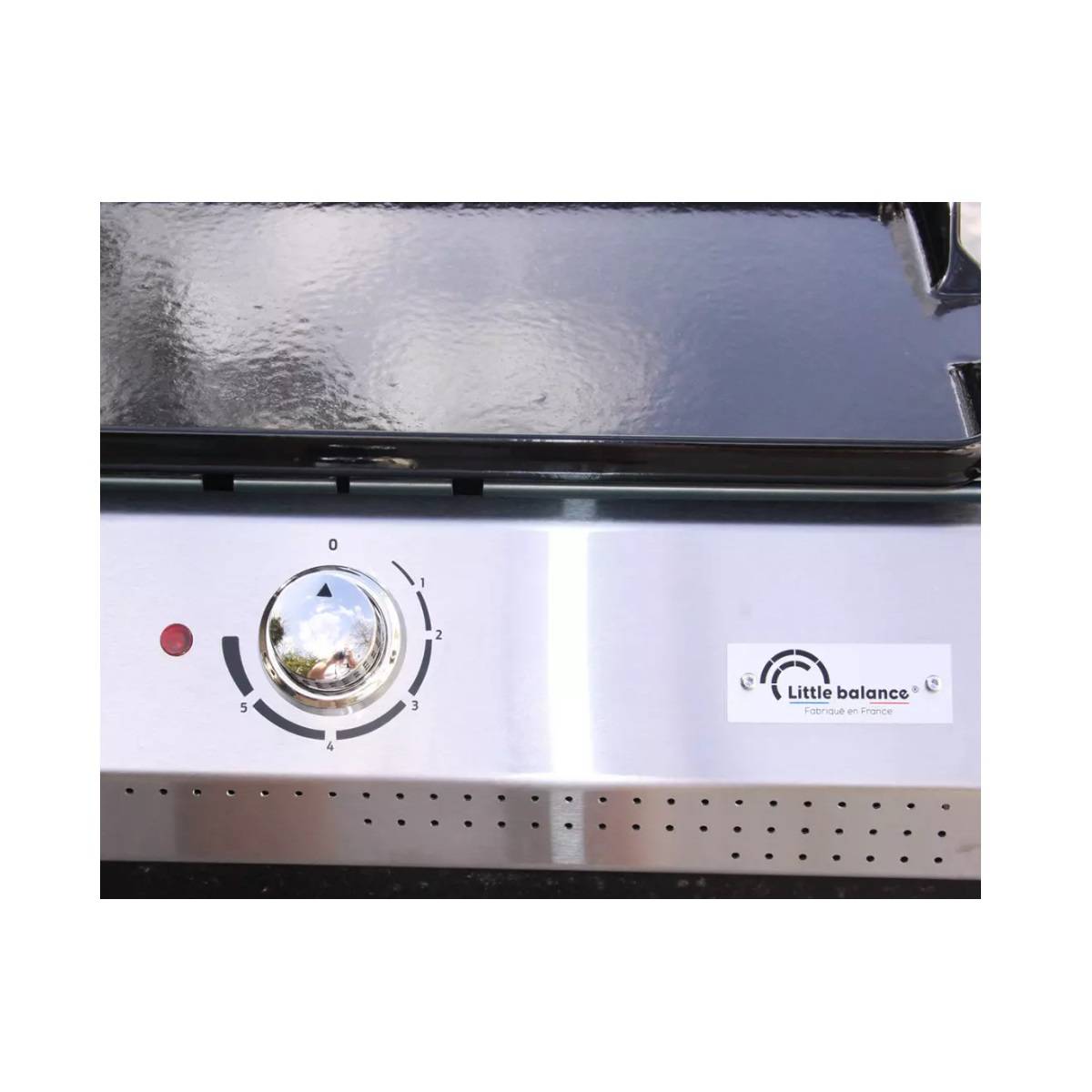 Plancha électrique 2150w plaque fonte émaillée 50x35cm 8713 Little Balance - Imagen 3