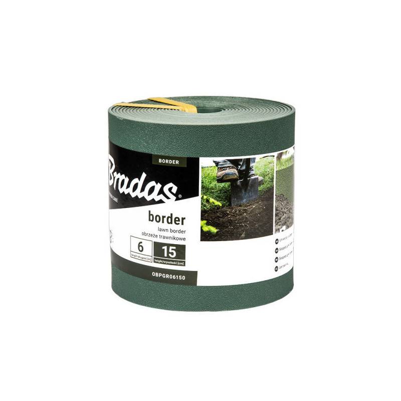 Bordure de jardin verte BORDER Longueur 6M Hauteur 150mm