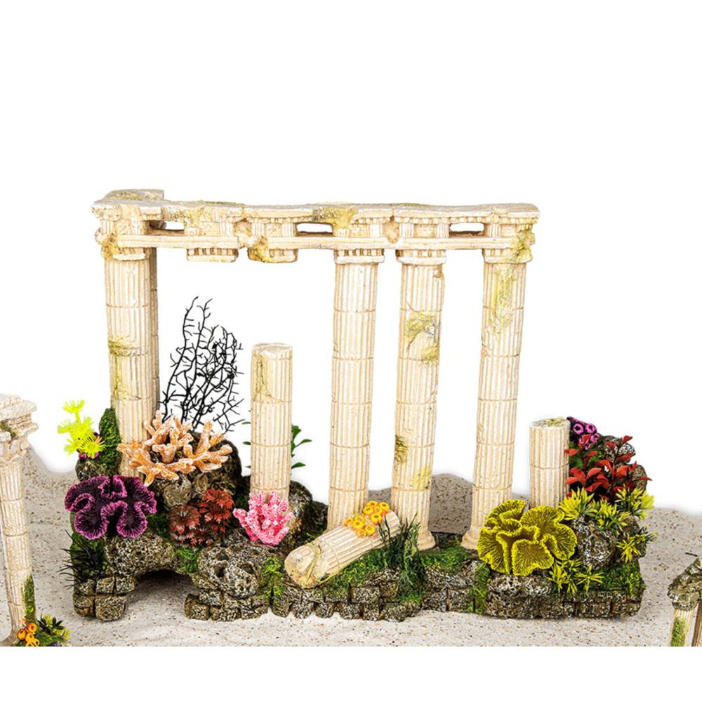 Vadigran - Colonnes antiques grecques 53 cm avec bulleur Décoration aquarium - Image 3