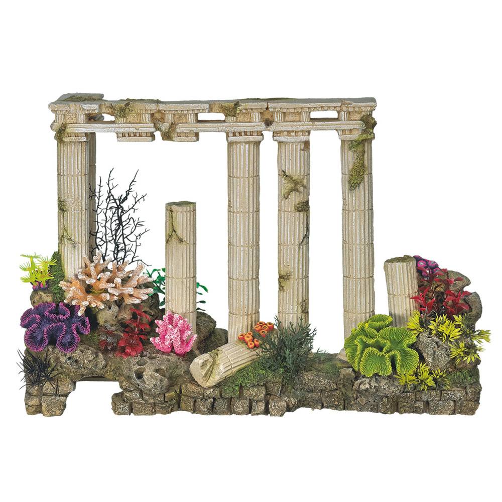 Vadigran - Colonnes antiques grecques 53 cm avec bulleur Décoration aquarium - Image 2