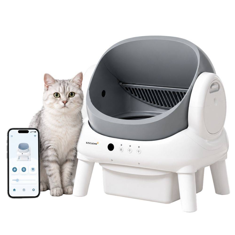 Eziclean - Litière autonettoyante connectée - maison de toilette pour chat eziclean® CATBOT K2i