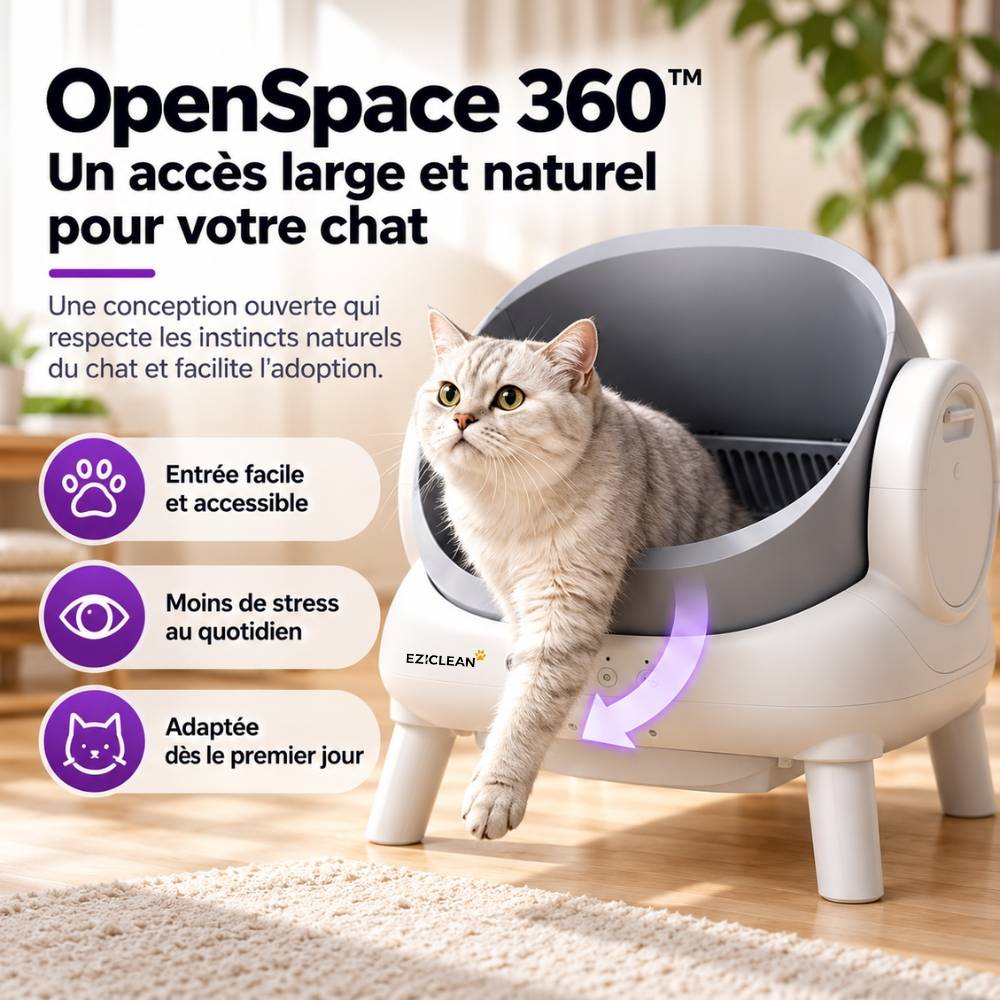 Eziclean - Litière autonettoyante connectée - maison de toilette pour chat eziclean® CATBOT K2i - Image 5