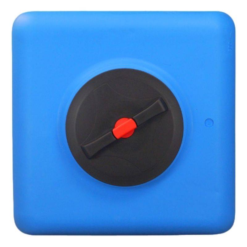 Cuve récupération eau de pluie 500L - Réservoir aérien cubique bleu - Polyéthylène - ELBI CB - Image 4