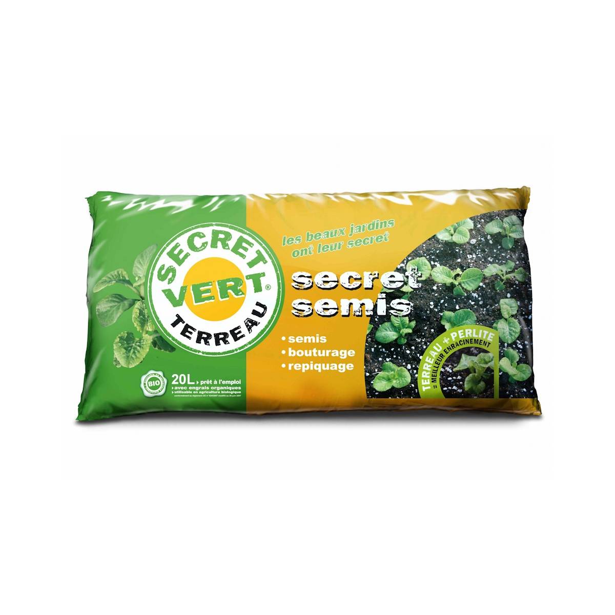 Secret Vert - Terreau de semi UAB - Secret Vert - sac de 20L - Image 1