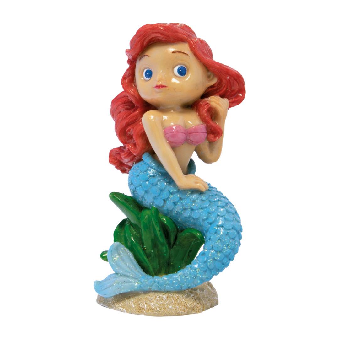 Superfish - Sirène Déco Aquarium Céramique Peinte 5,5 x 5 x 11 cm - SUPERFISH