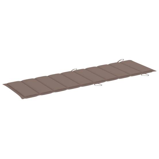 Lot de 2 Bain de soleil - Transats - Chaises longues avec table et coussins Acacia solide - MEUBLE PRO - Image 8