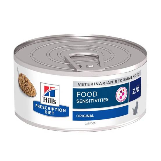 PATEE CHAT ADULT PRESCRIPTION DIETS Z/D FOOD SENSITIVITIES (boite) - HILL'S 24*156 g - Image 2