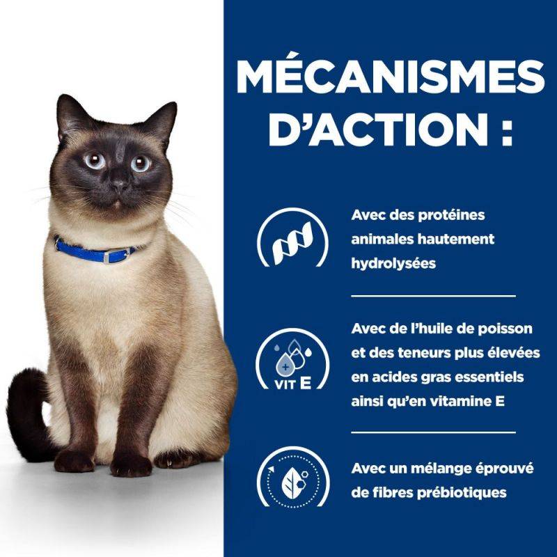 PATEE CHAT ADULT PRESCRIPTION DIETS Z/D FOOD SENSITIVITIES (boite) - HILL'S 24*156 g - Image 6