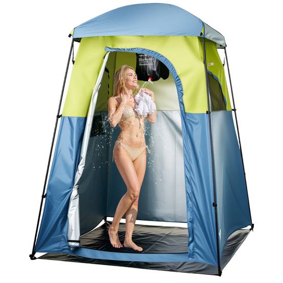 Vevor - VEVOR Tente de douche camping, abri d'intimité portable 167x167x218 cm, Oxford 150D, UPF 50, imperméable, sac de douche inclus. - Image 1