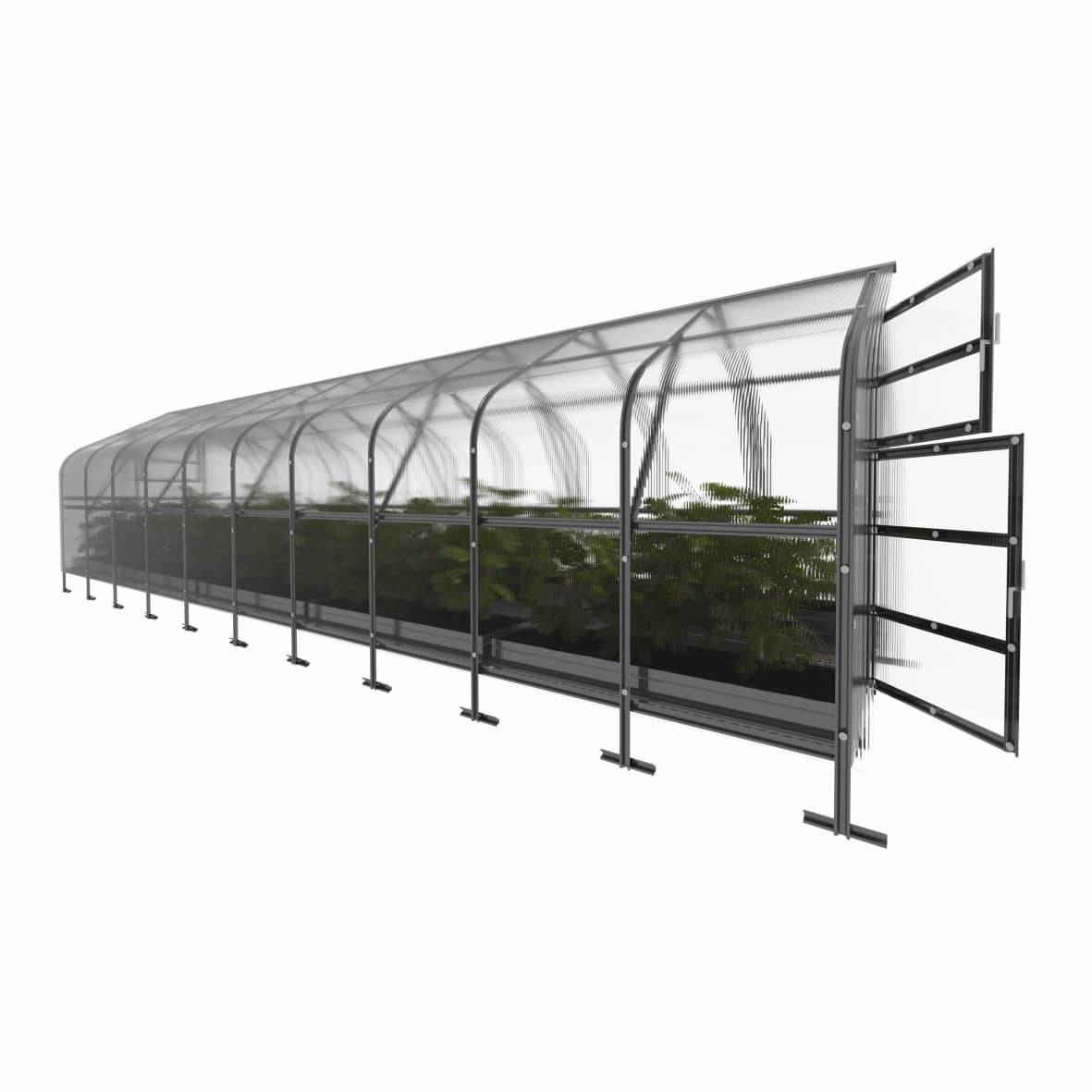 KLASIKA GREENHOUSES - Serre KLASIKA*DROP 25m2, 2,5m x 10m, 4 mm avec revêtement en polycarbonate - Image 4
