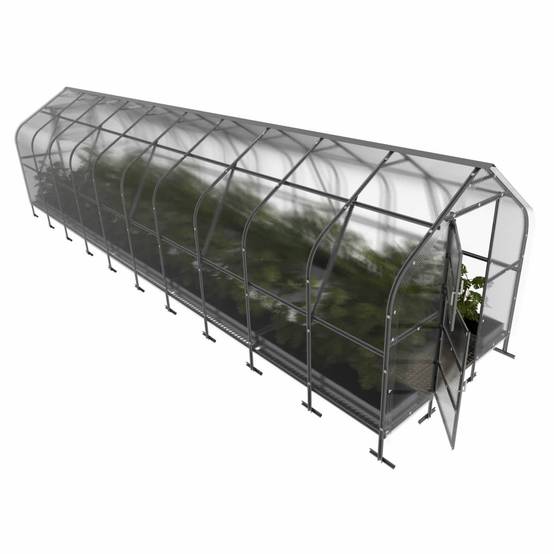 KLASIKA GREENHOUSES - Serre KLASIKA*DROP 25m2, 2,5m x 10m, 4 mm avec revêtement en polycarbonate - Image 6