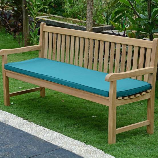 Teck'Attitude - Coussin Vert pour banc 180 cm - TECK'Attitude - Imagen 3