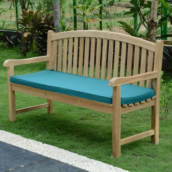 Teck'Attitude - Coussin Vert pour banc 180 cm - TECK'Attitude - Imagen 2