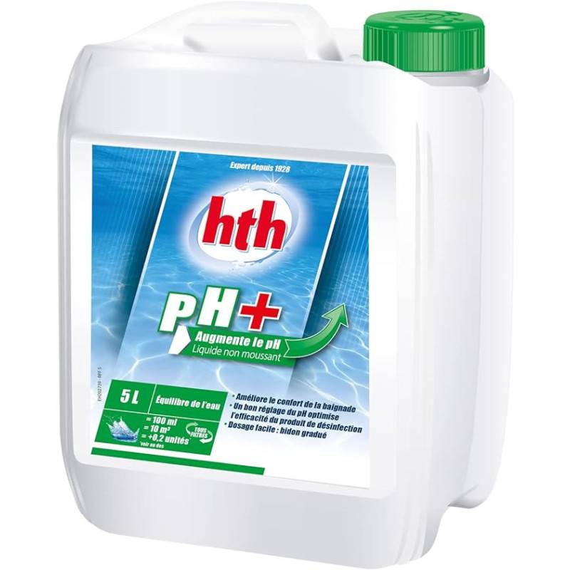 Correcteur de pH hth® pH PLUS liquide - 5L - Image 2